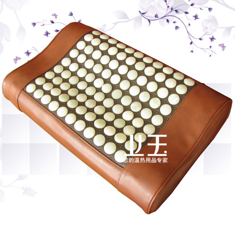 然岫玉枕头玉石保健睡眠枕能量玉石枕头颈椎助睡枕玉石凉枕 天