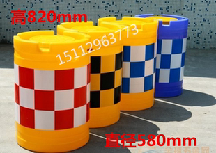 防撞墩 优质PE滚塑防撞桶 小水马 公路隔离墩 防护桶 滚塑防撞桶