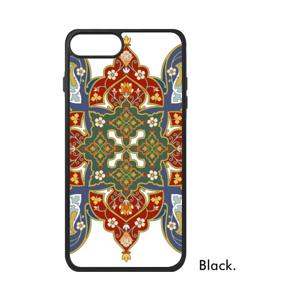 适用于iPhone艺术花现代对称重复Xr手机壳max保护套678plus硅胶11