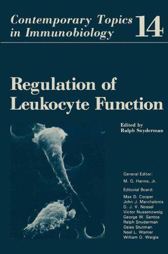 【预售】Regulation of Leukocyte Function