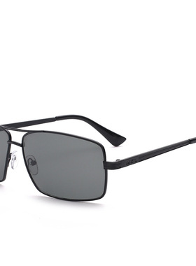 钢化玻璃镜片太阳镜方形开车墨镜