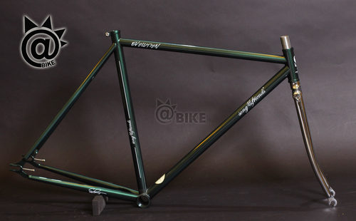@BIKE FIXED GEAR SF song&friends  进化 单速死飞车架组 邮政绿