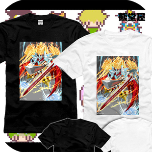 数码宝贝数码暴龙digimon杰斯兽纯棉上衣服T恤短袖