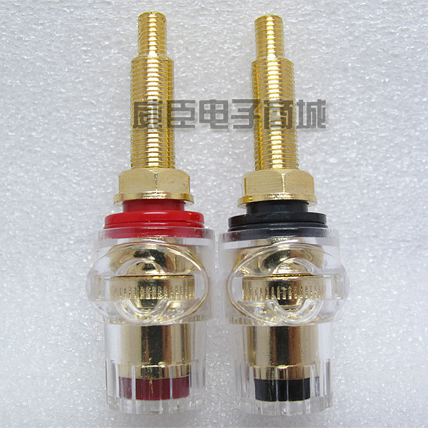 发烧友都正正在抢的音响接线神器。纯铜镀金香蕉插头+接线柱、音质增长不止一点点