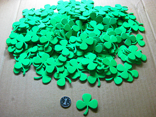 三叶草贴纸 笔记本贴纸 四叶草 圣帕特里克节贴纸 爱尔兰节贴纸