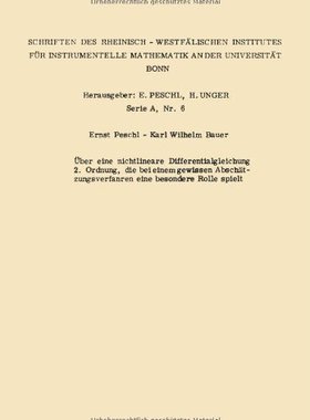 【预售】Uber Eine Nichtlineare Differentialgleichung 2...