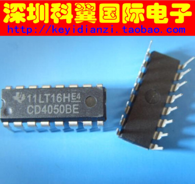 CD4050  CD4050BE六同相缓冲/变换器 直插DIP-16 全新直接拍下
