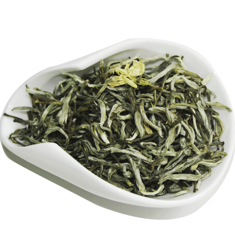 翡翠谷2024新茶叶茉莉花茶(AA)碧潭飘白雪散装绿茶浓香型50g袋装-封面