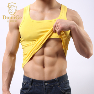 DomiGe 杜米国际男士宽带运动 健身 休闲背心 坦克背心