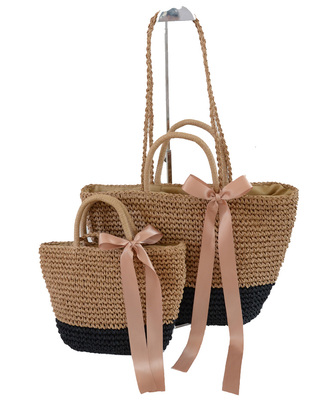 草编包日本编织手提包定制