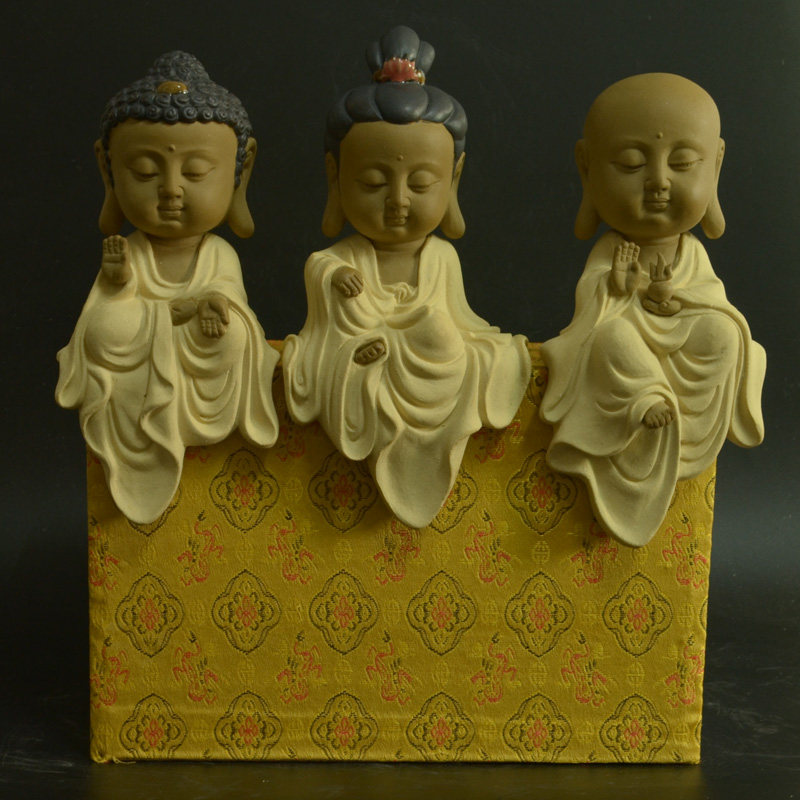 陶瓷石湾公仔地藏王工艺品特价图片