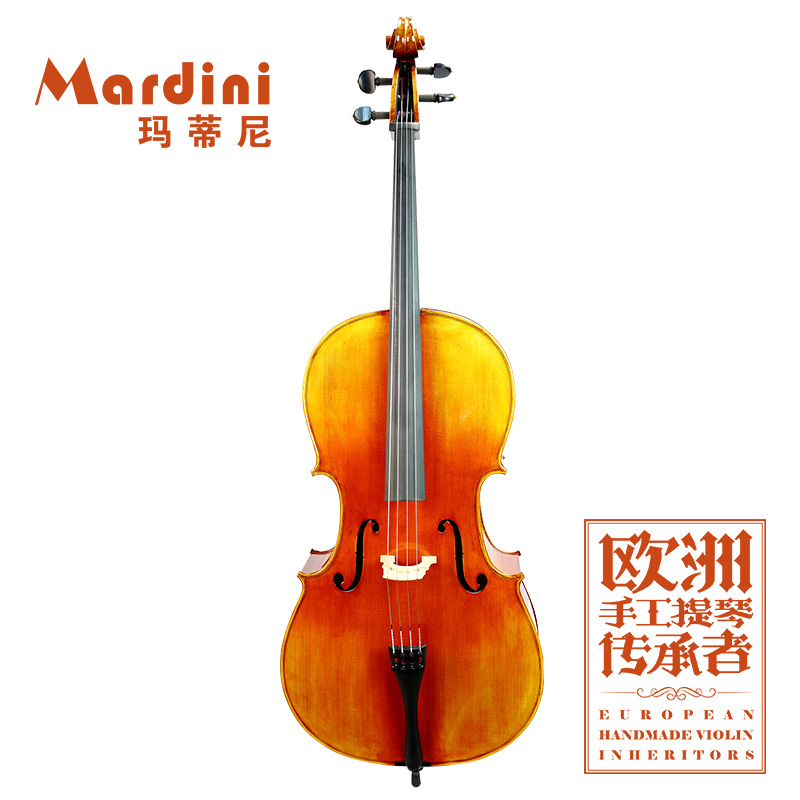 玛蒂尼MC-40大提琴专业演奏级大师手工15年风干云杉木实木乐器