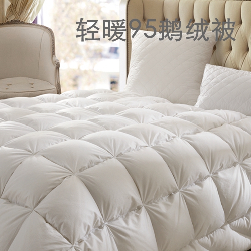 加厚双人保暖羽绒被推荐
