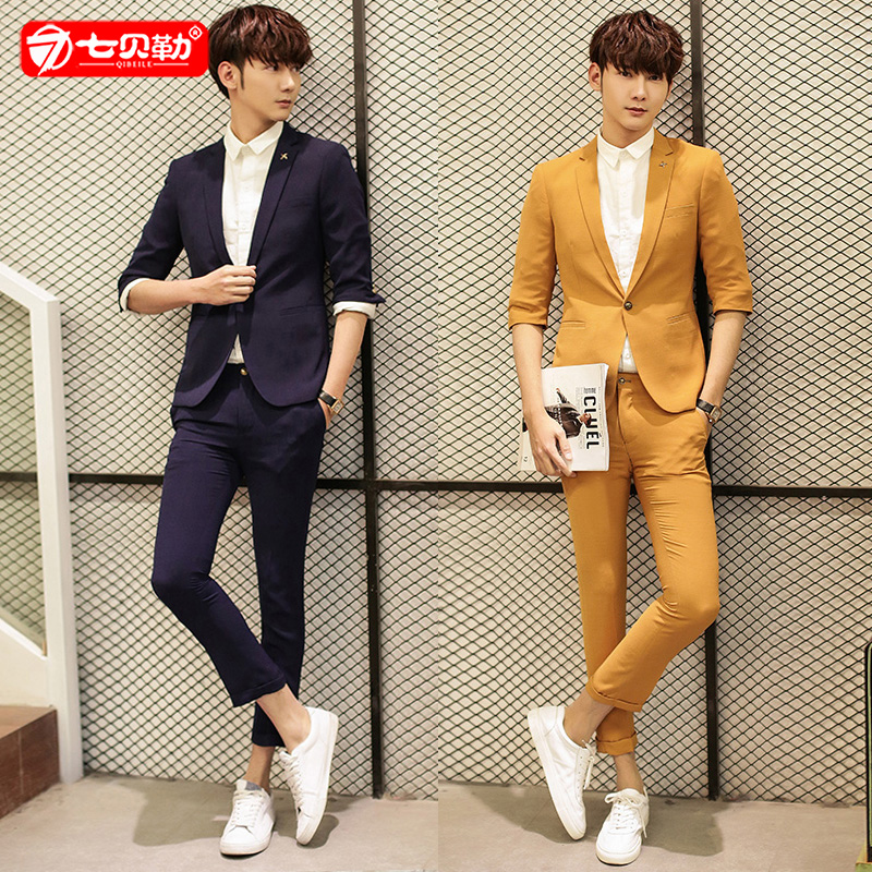 Costume homme en coton pour printemps - Ref 1578125 Image 1