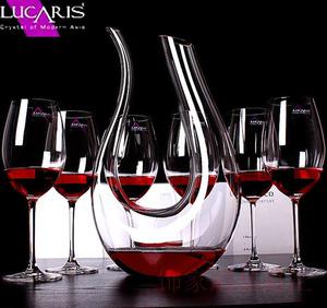 泰国进口lucaris水晶玻璃红酒杯高脚葡萄酒杯波尔多酒杯酒具套装