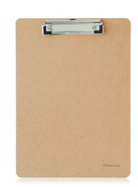 得力文具 deli 9226 板夹 夹板A4木制垫板 木质文件夹 书写板夹