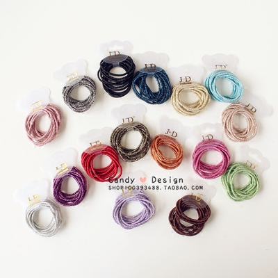 手工皮筋不易断儿童发饰
