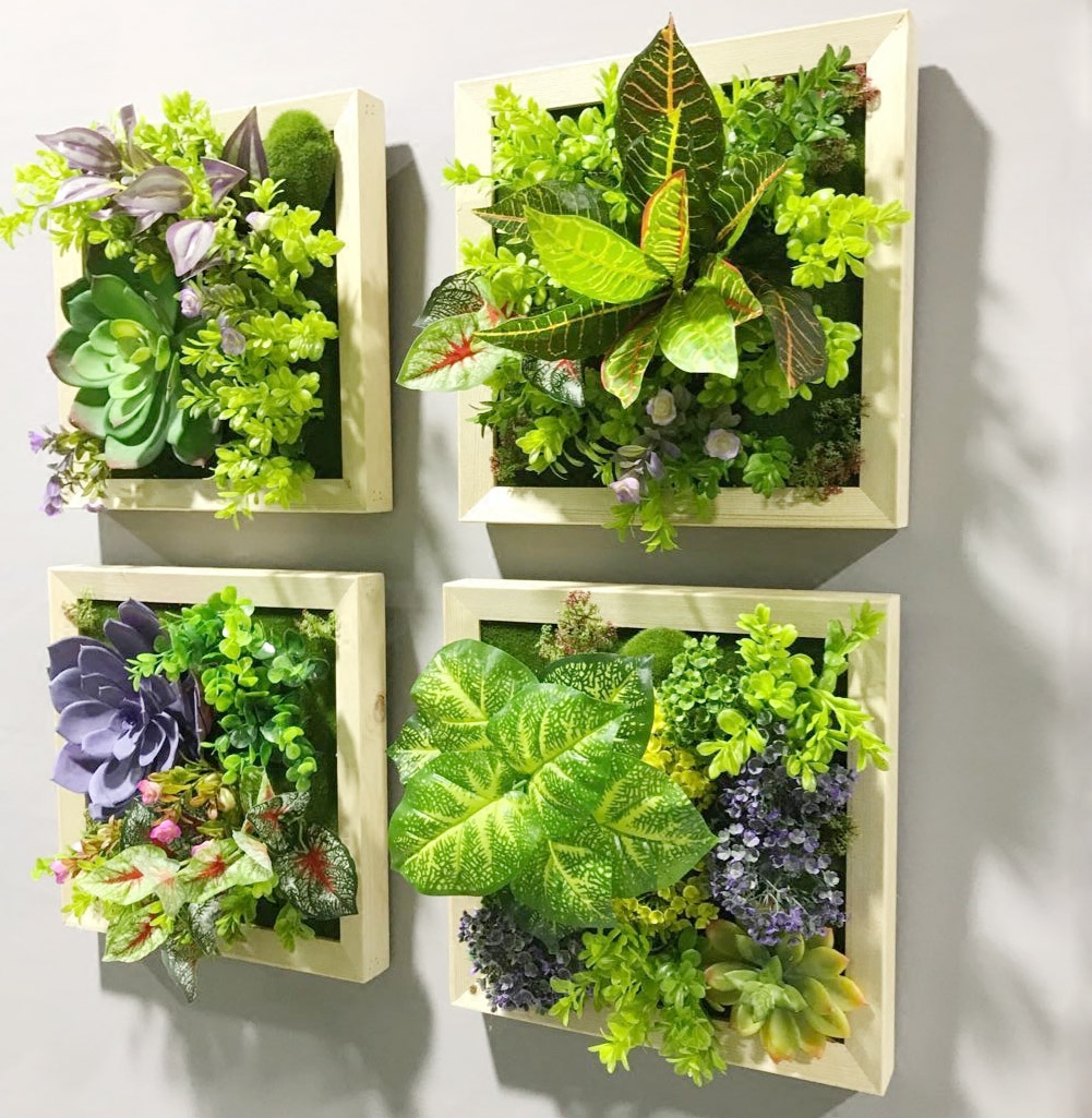 仿真多肉植物壁挂绿植花草墙饰墙上墙面装饰品工业风餐厅装饰壁饰