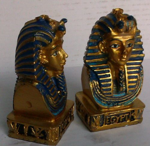 金发人头 树脂工艺品 埃及国王头像家居摆件 图坦卡蒙法老 装饰