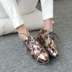 2015 spring new styles women's shoes shoes College wind vintage prints shoes fashion shoes increased comfort shoes
