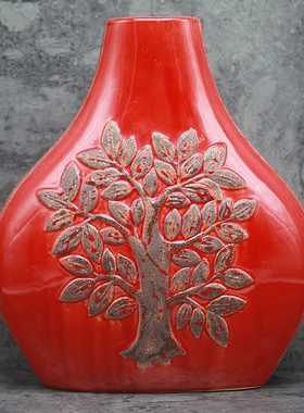 美式风创意复古插干花艺术摆件