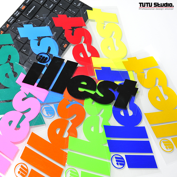 tutu圗圗车贴低趴风格illest汽车