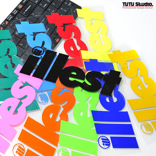 tutu圗圗车贴低趴风格illest汽车