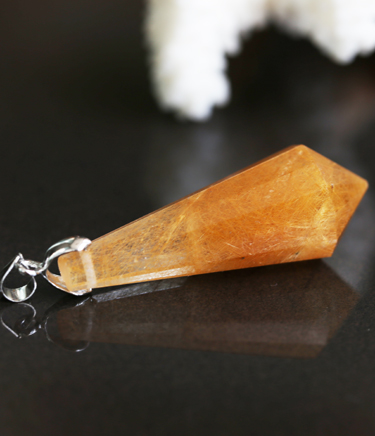 水玉冰魄天然金发晶吊坠发晶灵摆吊坠 多种发晶 实物多款