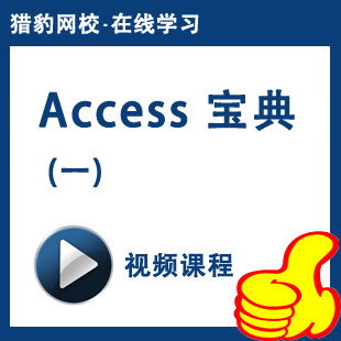 猎豹网校Access宝典视频教程一access2007数据库基础入门教程