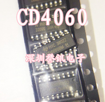 全新原装【直拍】CD4060 /HCF4060 逻辑电路 14级 SOP-16