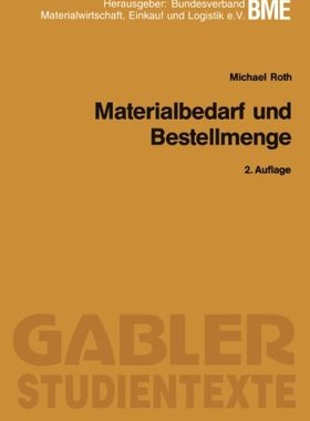 【预售】Materialbedarf Und Bestellmenge