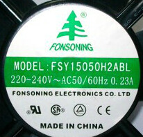 全新FONSONING 15CM FSY15050H2ABL 15051 AC220V 0.23a风扇HZDO