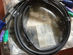 VGA三合一延长线 1点8米2L5002C 一公一母显示器鼠标键盘