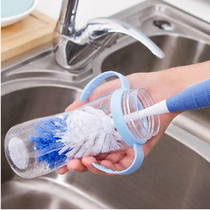 Revitalize kitchen long handle cup brush glass red wine cup tea cup clean brush milk bottle wash brush with nipple small brush