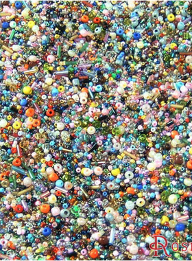 DIY材料 饰品配件 米珠（混色混款）9元/包,每包450克(14954)