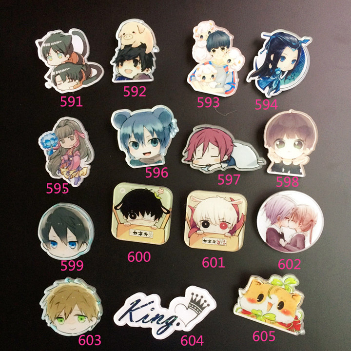 Broche femme en plexiglas - Ref 1183873 Image 1