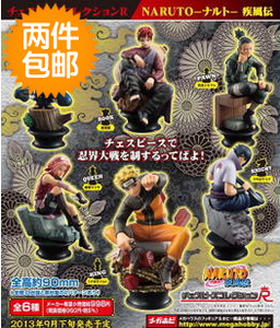 MegaHouse火影忍者 R国际象棋盒蛋 鸣人佐助我爱罗卡卡西 全6款
