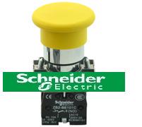 施耐德Schneider 22mm金属蘑菇头按钮开关XB2BC51C 自复位1NO