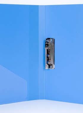 得力5301ES文件夹 A4单夹强力夹加插袋 单夹 文件夹 资料整理夹