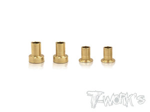 T-Work'sg 铜制偏移转向座轴套  AE RC10 B5/B5M/T5M/SC5M适用