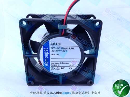 全新德国EBMPAPST MULTIFAN8314HL 24V 4.3W 8032 8CM 散热风扇