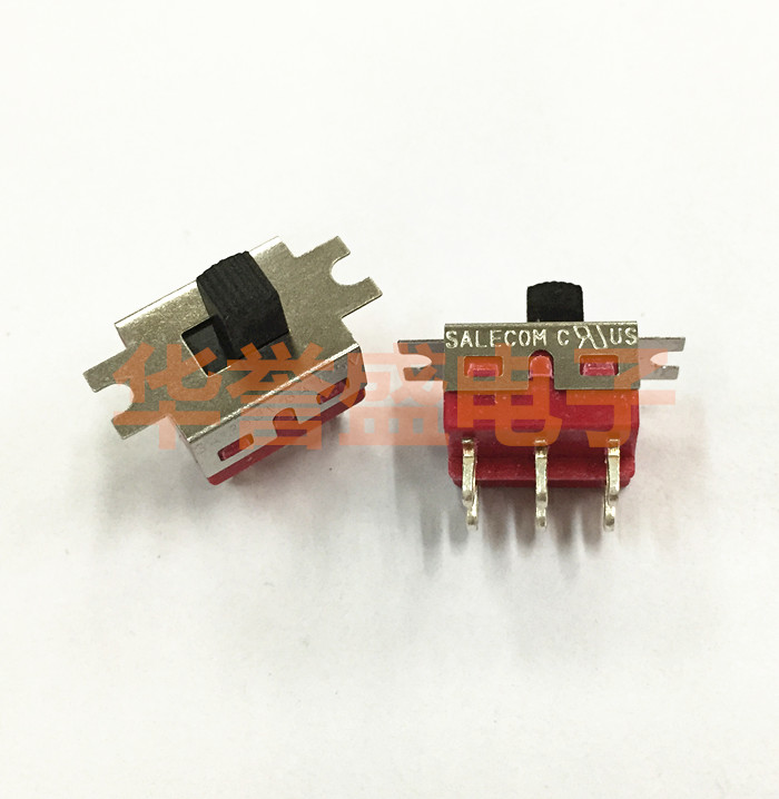 台湾兴瀚 SH salecom 滑动 拨动 开关 TS-11 6脚2档 双组 进口