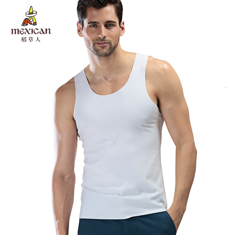 稻草人男士背心无痕跨栏内衣运动弹力修健身打底夏季莫代尔背心男|msdalam kategori Pakaian Dalam/seluar dalam lelaki/tracksuit, Sling/Vest/baju-T - dari Buy2taobao.com untuk memberikan perkhidmatan ejen Taobao profesional membeli