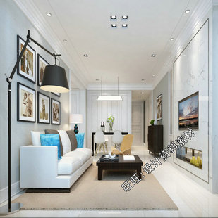 c13北欧风格 样板房 设计ＣＡＤ施工图纸现代简约简欧设计素材欧式