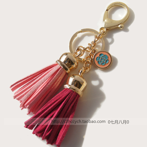 2头流苏款  包包挂饰 钥匙扣 包包挂件 汽车钥匙扣