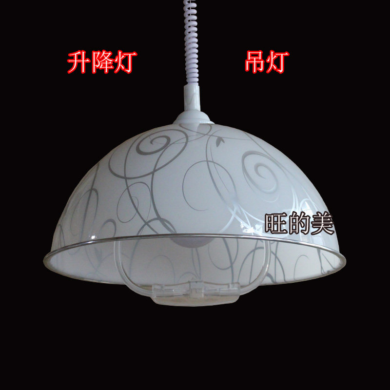 升降灯伸缩灯麻将灯拉伸灯现代简约吊灯棋牌灯书房卧室餐厅吊灯
