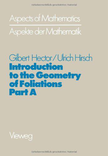 【预售】Introduction to the Geometry of Foliations, Part a