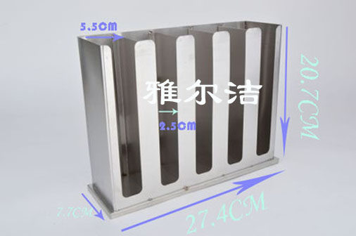 特厚不锈钢搁勺架汤匙放调羹盒勺子架食堂快餐店勺子收纳盒餐厅