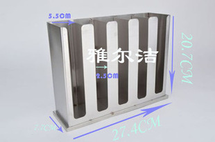 特厚不锈钢搁勺架汤匙放调羹盒勺子架食堂快餐店勺子收纳盒餐厅