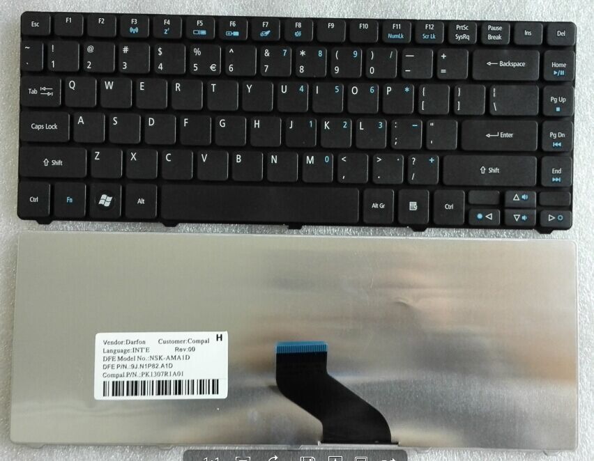 全新宏基ACER 4810TZG 3810 4820 4752 4750 D728笔记本键盘